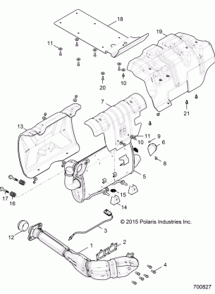 ENGINE EXHAUST SYSTEM - R16RGE99A7 / AE / AV (700827)