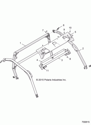 CHASSIS CAB FRAME - R16RGE99A7 / AE / AV (700815)