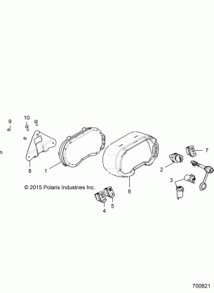 ELECTRICAL DASH INSTRUMENTS AND CONTROLS - R16RGE99A7 / AE / AV (700821)