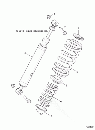 SUSPENSION REAR SHOCK MOUNTING - R16RGE99A7 / AV (700839)