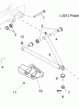 SUSPENSION A-ARM and STRUT MOUNTING - R16RMA32A1 / A2 (49RGRAARM13500)