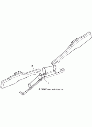 ACCESSORIES GUN BOOT and SCABBARD MOUNT - R16RME57A9 (49RGRGUNBOOT15900XP)