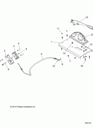 BRAKES PARK BRAKE - R16RMH57AR (700133)