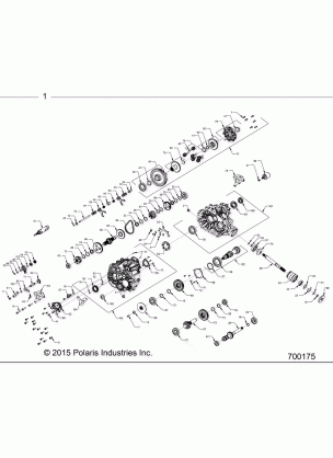 DRIVE TRAIN MAIN GEARCASE - R16RMH57AR (700175)