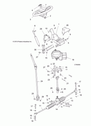 STEERING STEERING ASM. - R16RMA57A1 / A4 /  / A9 / L1 / E57AS / EA9 / HAR (C700005)