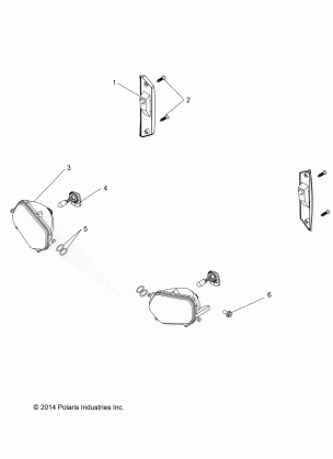 ELECTRICAL HEADLIGHTS TAILLIGHTS and BULBS - R16RMA57F1 / N1 / EFH / SF1 / 2N1 (49RGRTAILLAMPS15570)