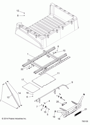 BODY BOX MOUNTING - R16RMA57F1 / N1 / EFH / SF1 / 2N1 (700135)