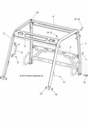 CHASSIS CAB FRAME - R16RMAE4G8 / G9 / N8 (49RGRFRAME15EV)