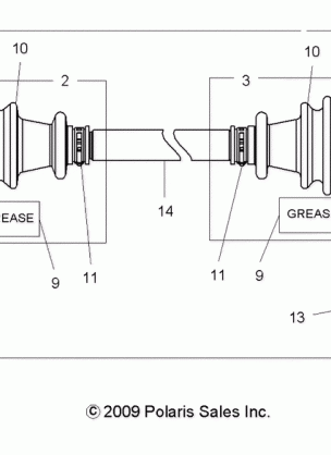 DRIVE TRAIN FRONT DRIVE SHAFT - R16RMAE4G8 / G9 / N8 (49LEVSHAFTDRV10SDW)