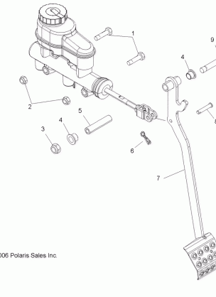 BRAKE FOOT - R07RB50AA / RH50AA (49RGRBRAKEFOOT07500)