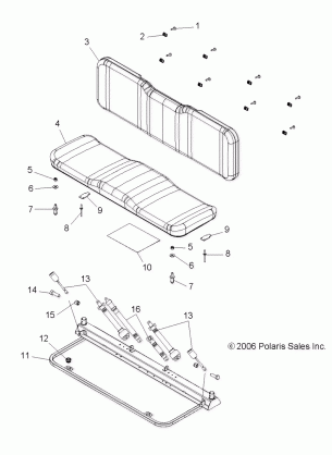 SEAT / SEAT BASE - R07RB50AA / RH50AA (4999203249920324A04)