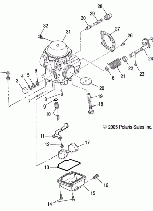 ENGINE CARBURETOR - R07RB50AA / RH50AA (4999202119920211D11)