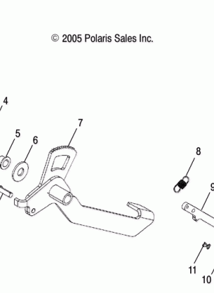 BRAKE PARK PEDAL - R07RF68AD / AF (4999202259920225C07)