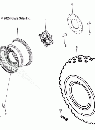 WHEEL REAR - R07RF68AD / AF (4999202259920225C08)