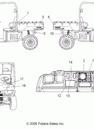 DECALS - R07RH68AD / AG / AH / AK / AL / AO / AP / AW (49RGRDECAL077004X4)