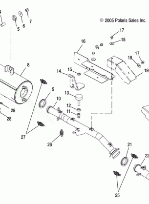 EXHAUST SYSTEM - R07RH68AD / AG / AH / AK / AL / AO / AP / AW (4999202219920221B04)