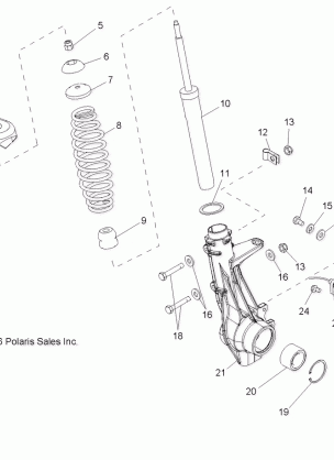 STRUT FRONT - R07RH68AD / AG / AH / AK / AL / AO / AP / AW (49RGRSTRUTFRT077006X6)