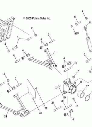 SUSPENSION REAR - R06RB50AA / RD50AA (4999203249920324C09)