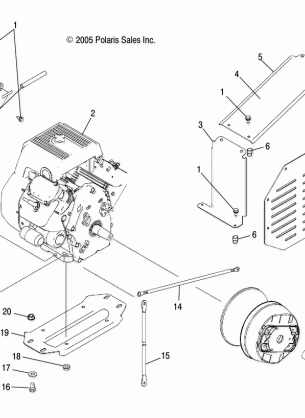 ENGINE MOUNTING - R06RB63AA (4999202159920215A14)