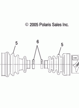 DRIVE SHAFT REAR LH RH - R06RD50AB / AC (4999203249920324B08)