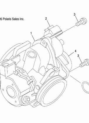 THROTTLE BODY - R06RD50AB / AC (4999203249920324D12)