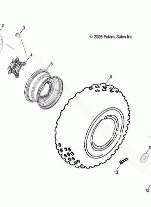 WHEEL FRONT - R06RD50AB / AC (4999203249920324B12)