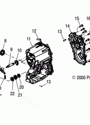 GEARCASE - R06RD50AB / AC (4999203249920324D04)