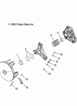 DRIVE CLUTCH - R06RD68AA / AB / AC / AD / AE / AF (4999202219920221C11)