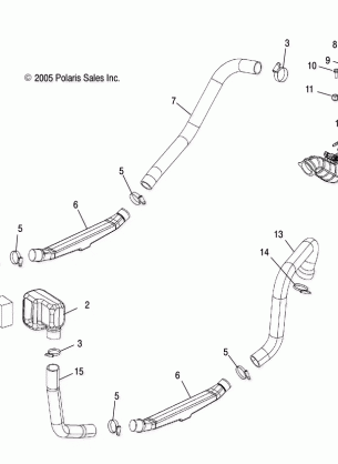 ENGINE and CLUTCH AIR INTAKE - R06RD68AA / AB / AC / AD / AE / AF (4999202219920221C14)