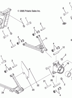 SUSPENSION REAR - R06RD68AA / AB / AC / AD / AE / AF (4999202219920221C09)