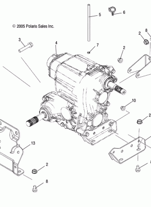 TRANSMISSION MOUNTING - R06RD68AA / AB / AC / AD / AE / AF (4999202219920221B05)