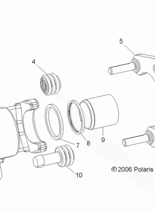 BRAKE CALIPER REAR - R06RF68AA (4999203249920324C04)