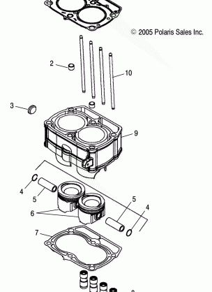 PISTON and CYLINDER - R06RF68AA (4999202259920225D12)
