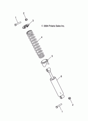 REAR SHOCK - R05RB63AA (4998179817C05)