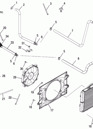 COOLING SYSTEM - R05RD68AA / AB (4998269826B01)