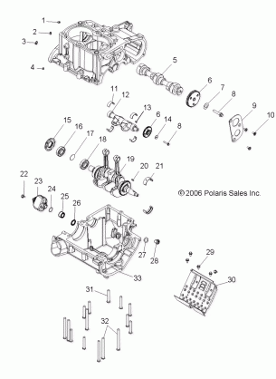 CRANKCASE and CRANKSHAFT - R05RD68AA / AB (4999202219920221D10)