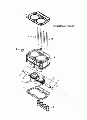PISTON and CYLINDER - R05RD68AA / AB (4998269826D11)