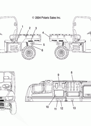 DECALS - R05RD68AA / AB (4998269826A14)