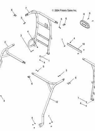 FRAME CAB - R05RD68AA / AB (4998269826A03)