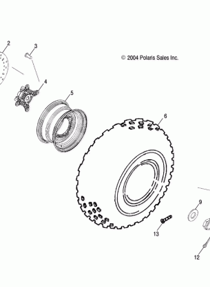 WHEEL FRONT - R05RD68AA / AB (4998269826B12)