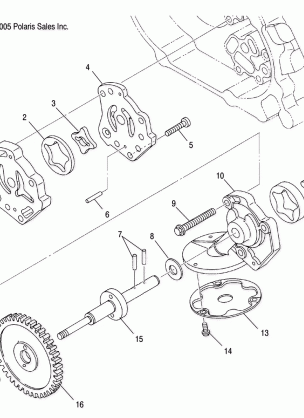 OIL PUMP - A04RB42AA / A04RD50AA / AB / AC / A04RF50AA (4999202119920211E02)