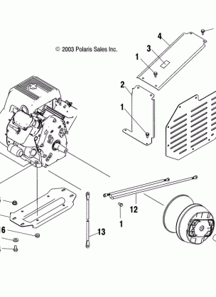 ENGINE MOUNTING - A04RB63AA (4989328932A13)