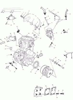 ENGINE MOUNTING - A99RF50AA (4946494649B001)