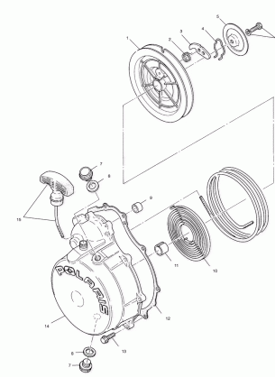 RECOIL STARTER - A99RF50AA (4946494649E002)