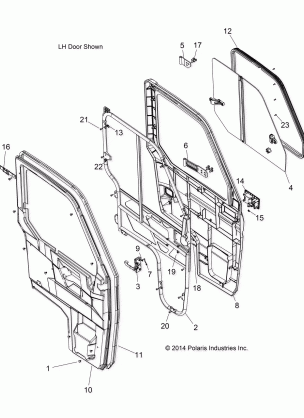 BODY DOOR FULL - R17RVU99AV (49RGRDOOR15900XP)