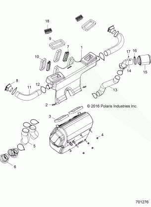 BODY HVAC DUCTING - R17RVU99AV (701276)