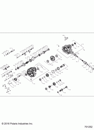 DRIVE TRAIN MAIN GEARCASE INTERNAL - R17RVM99AM (701252)