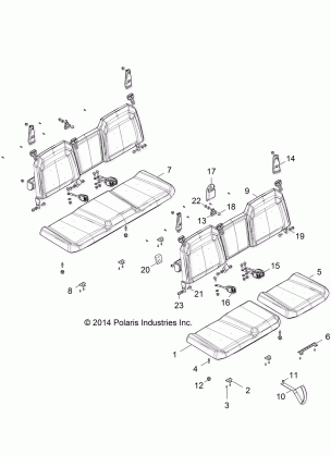 BODY SEAT and BASE - R17RVAD1A1 (49RGRSEAT15DCREW)