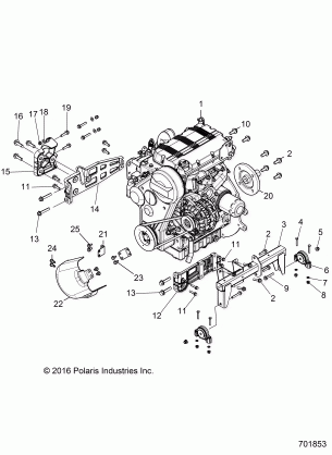 ENGINE MOUNTING - R17RVAD1A1 (701853)