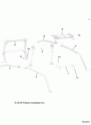 CHASSIS CAB FRAME - R17RHE99AU (701473)